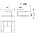 ODPADKOVÝ KOŠ FRANKE TROLLEY VARIO 60