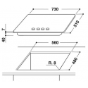 Plynová varná deska Whirlpool GMW 7522/IXL